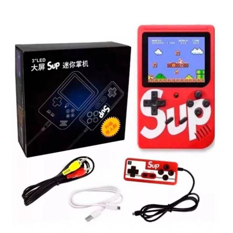 Mini Consola Game Box Sup De Juegos 400 En 1 Recargable 👾